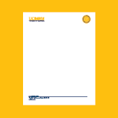 Electronic letterhead with seal