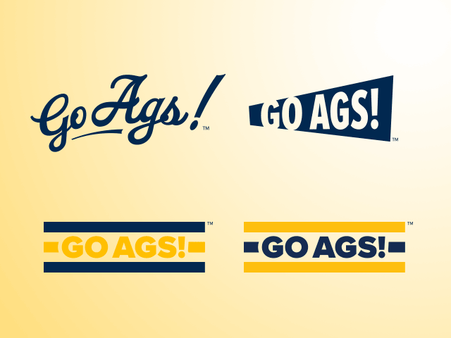 Collection of Go Ags! logos